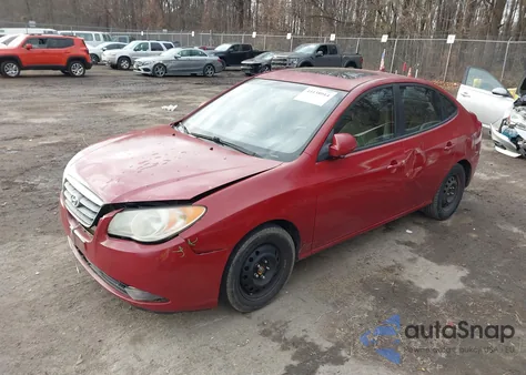 2010 Hyundai Elantra Gls from USA, damaged, VIN KMHDU4AD1AU043198